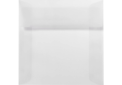 6 x 6 Square Envelopes 30lb. Clear Translucent - Envelopes.com