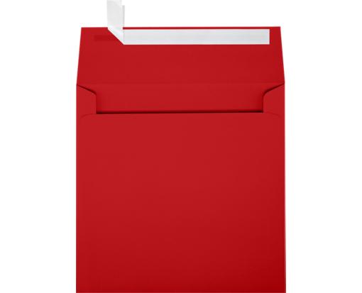 6 1/4 x 6 1/4 Square Envelope Holiday Red