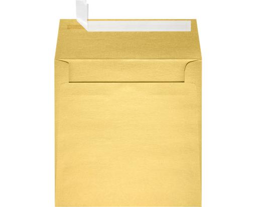 8 x 8 Square Envelope Gold Metallic