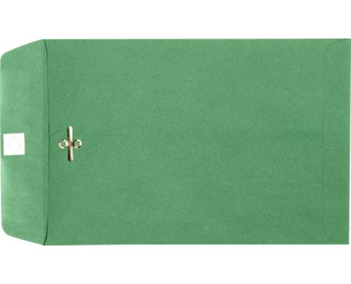 10 x 13 Clasp Envelope Holiday Green