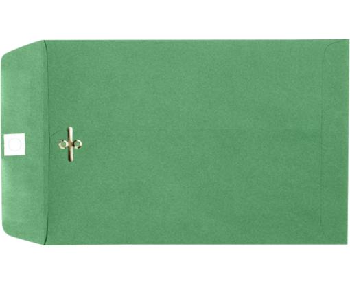 6 x 9 Clasp Envelope Holiday Green