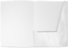 9 x 12 No Glue Pocket Folder Glossy White 12pt