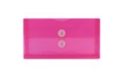 5 1/4 x 10 Plastic Envelopes with Button & String Tie Closure - #10 Booklet - (Pack of 12)