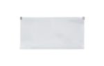 5 x 10 Plastic Envelopes with Zip Closure - #10 Booklet - (Pack of 6) Clear
