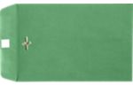 Closeout 9 x 12 Clasp Envelope Holiday Green