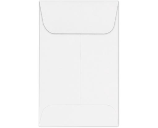 #1 Coin Envelope (2 1/4 x 3 1/2) 24lb. Bright White