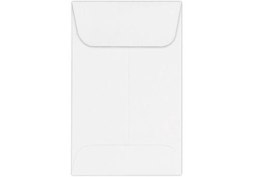 #1 Coin Envelope, 2 1/4 x 3 1/2, 24lb. 24lb. Bright White | Envelopes.com