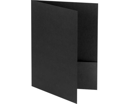 9 x 12 Presentation Folder Black Linen