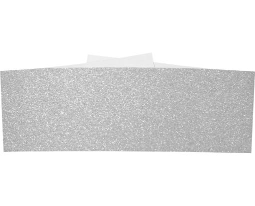 A7 Belly Band (5 1/4 x 1 7/8) Silver Sparkle
