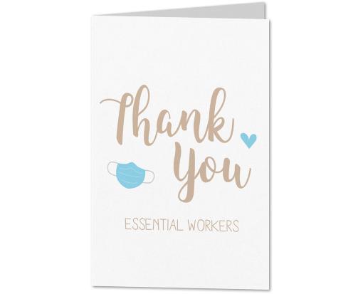 A7 Folded Card Set (Pack of 10) Essential Workers