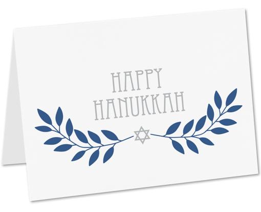 A7 Folded Card Set (Pack of 25) Happy Hanukkah