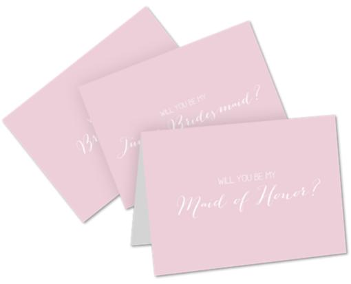 A7 Folded Card Set (Pack of 8) Will You Be My
