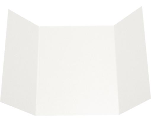A7 Gatefold Invitation (5 x 7) Natural White - 100% Cotton