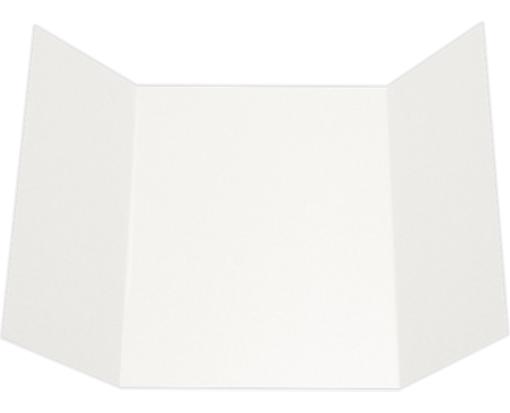 A7 Gatefold Invitation (5 x 7) White Linen