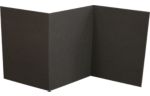 A7 Z-Fold Invitation (5 x 7) Black Linen