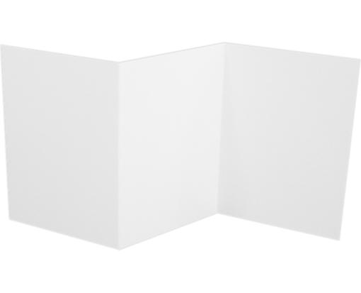 A7 Z-Fold Invitation (5 x 7) White Linen