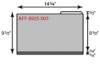 Legal Size File Folder w/Right Tab (14 3/4 x 9 1/2) 