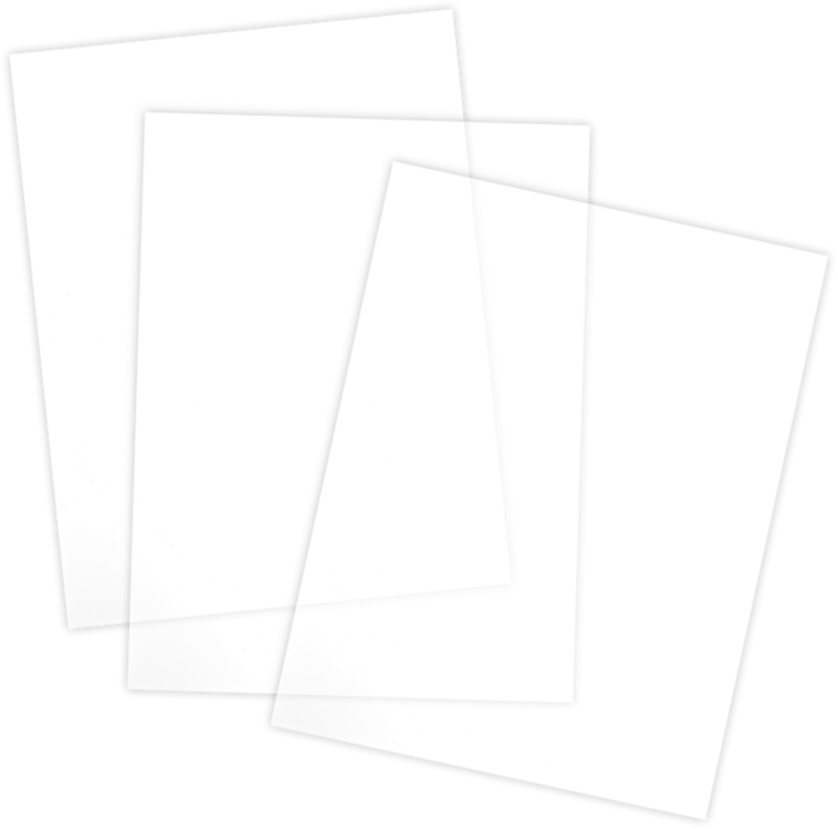 6 x 8 Acetate Sheet Clear
