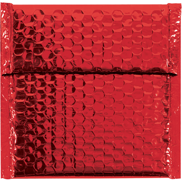 7 x 6 3/4 Glamour Bubble Mailer Red