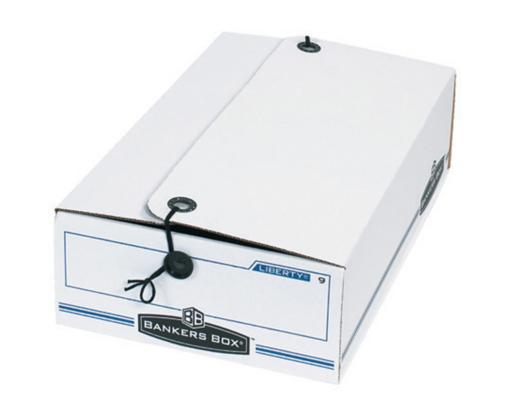 14 1/4 x 9 x 4 String & Button File Storage Boxe White