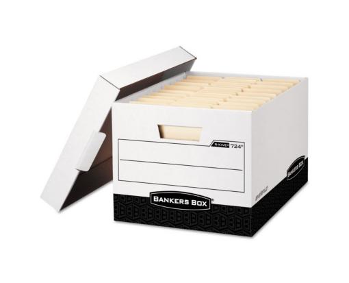 15 x 12 x 10 R-Kive� File Storage Boxe White/Black