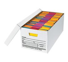 24 x 12 x 10 Auto-Lock Bottom File Storage Box