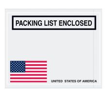 4 1/2 x 5 1/2 Packing List Enclosed Envelope