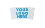 Seed Paper Beverage Sleeve (5 x 2) (Full Color - 1 Side)