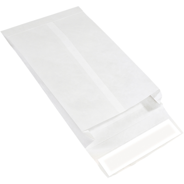 Blank 9 x 12 x 2 Expandable Open End Tyvek Envelope-White | Folders.com