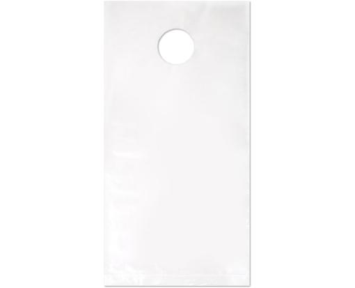 6 x 9 (Outer Dimension 6 x 12 + Hanger) LDPE Door Knob Bag (Pack of 100) Clear 1 Mil