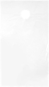 9 x 12 (Outter Dimension 9 x 15 + Hanger) LDPE Door Knob Bag (Pack of 100) Clear 1 Mil