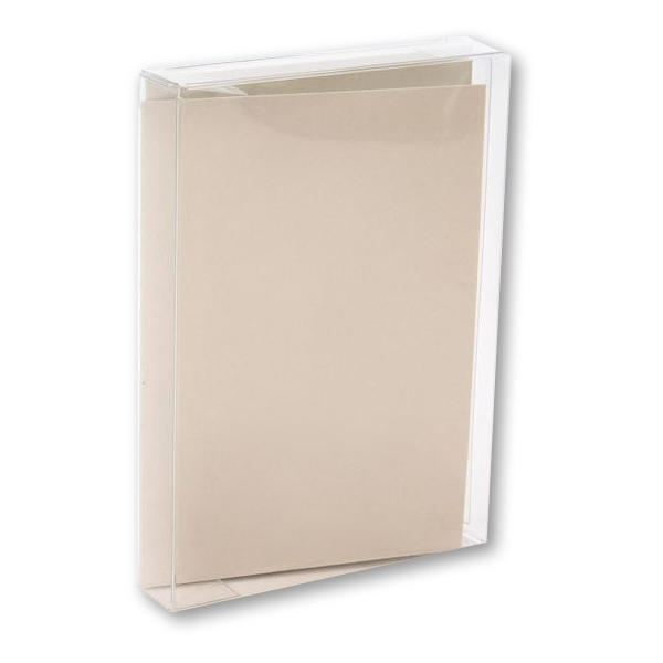 3 3/4 x 13/16 x 5 3/16 Clear Box (Pack of 25) Clear
