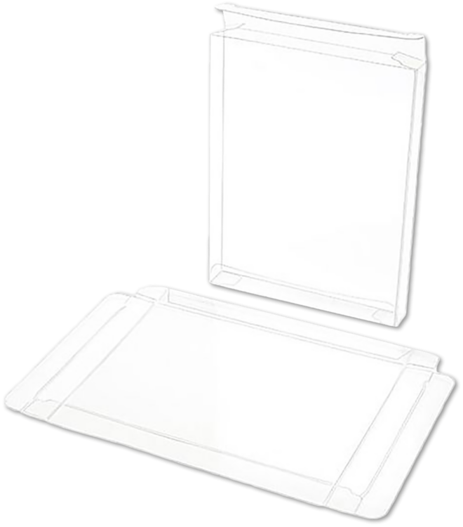 4 1/2 x 1/2 x 5 7/8 Clear Box (Pack of 25) Clear