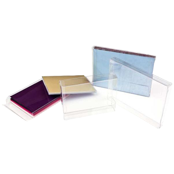 6 3/8 x 5/8 x 8 3/8 Clear Box (Pack of 25) Clear