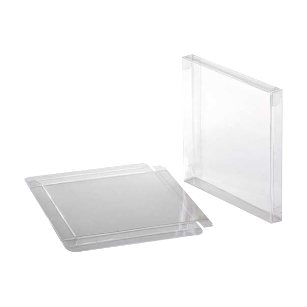 5 5/8 x 5/8 x 5 9/16 Clear Box (Pack of 25) Clear