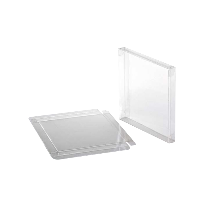 5 5/8 x 5/8 x 5 9/16 Clear Box (Pack of 25) Clear