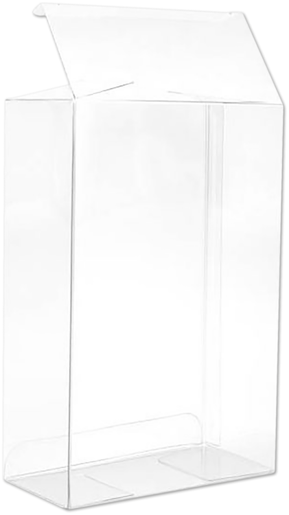 5 1/8 x 2 x 7 1/8 Clear Box (Pack of 25) Clear