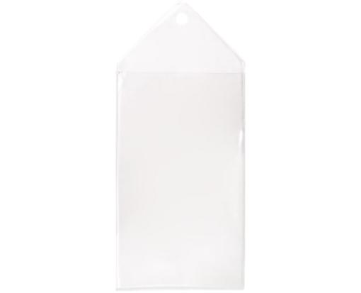 2 5/8 x 4 1/2 Hanging Vinyl Bookmark Sleeve (Pack of 100) Clear