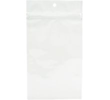4 x 6 1/2 Hanging Zipper Barrier Bag (Pack of 100)