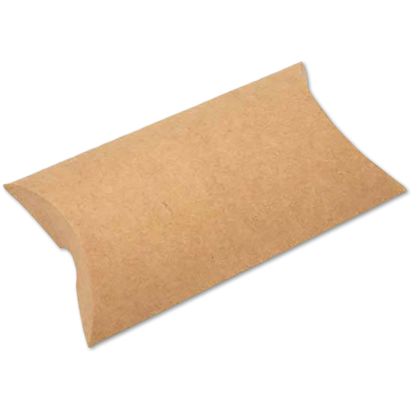 3 x 1 x 5 Pillow Box (Pack of 25) Brown Kraft
