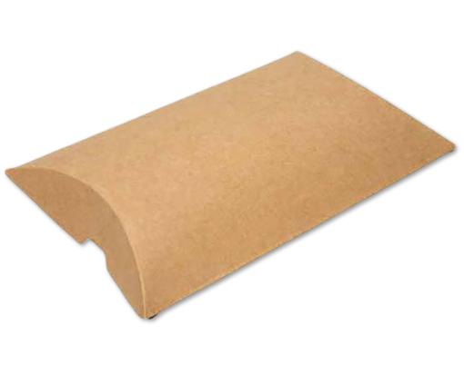 4 x 1 1/8 x 6 Pillow Box (Pack of 25) Brown Kraft