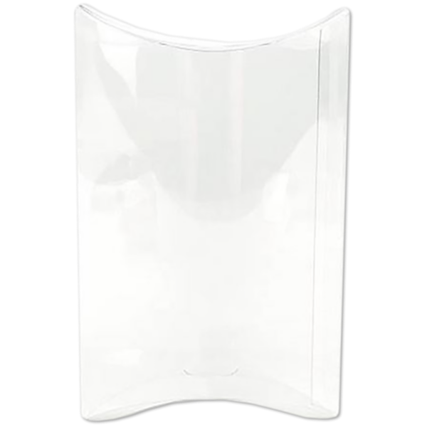 4 x 1 1/8 x 6 Pillow Box (Pack of 25) Clear