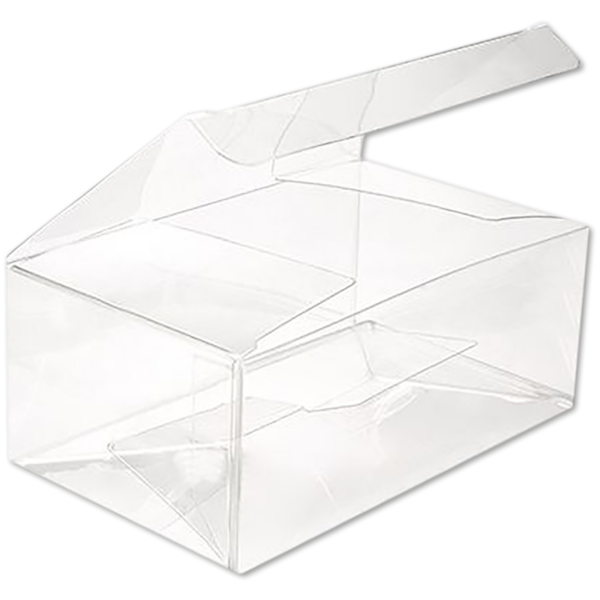 5 x 3 x 2 Crystal Clear Box w/Pop & Lock Top (Pack of 25) Clear