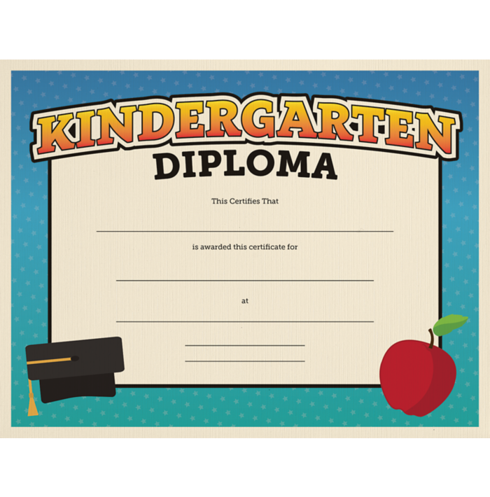 blank 8 12 x 11 certificates kindergarten natural linen