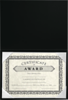5 x 7 Leatherette Certificate Holder Black