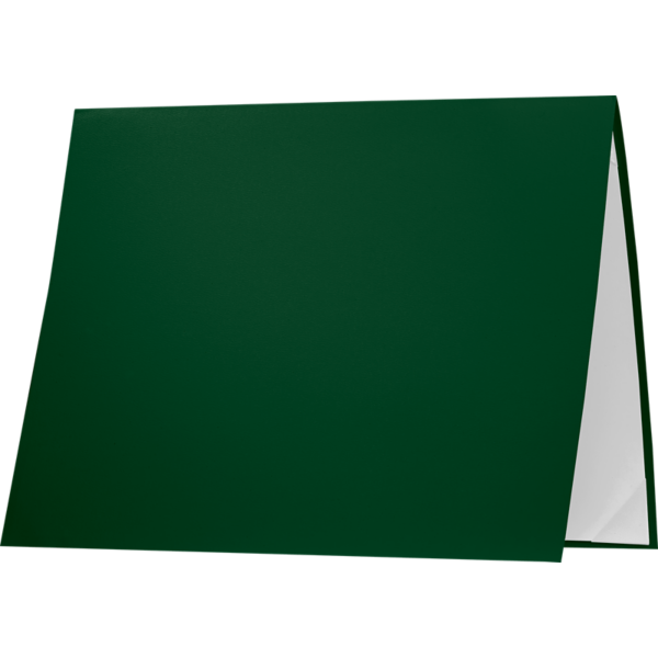 8 1/2 x 11 Leatherette Certificate Holder Dark Green