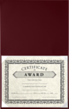 8 1/2 x 11 Leatherette Certificate Holder Maroon