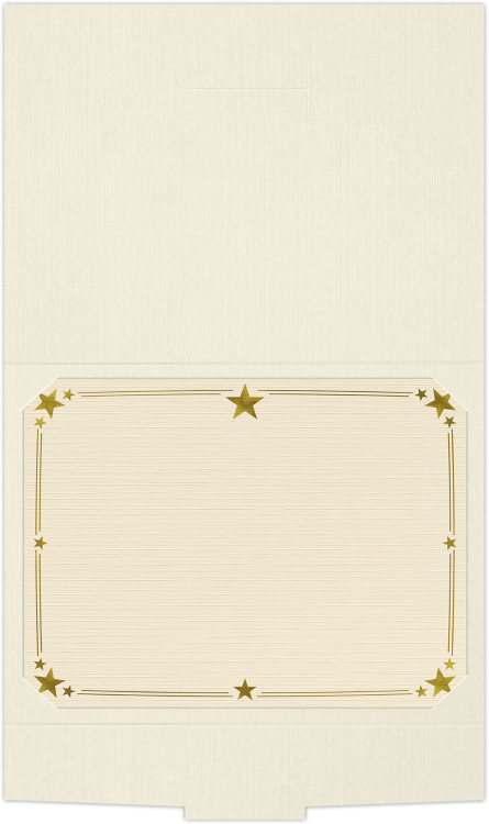 9 1/2 x 12 Certificate Holder Natural Linen