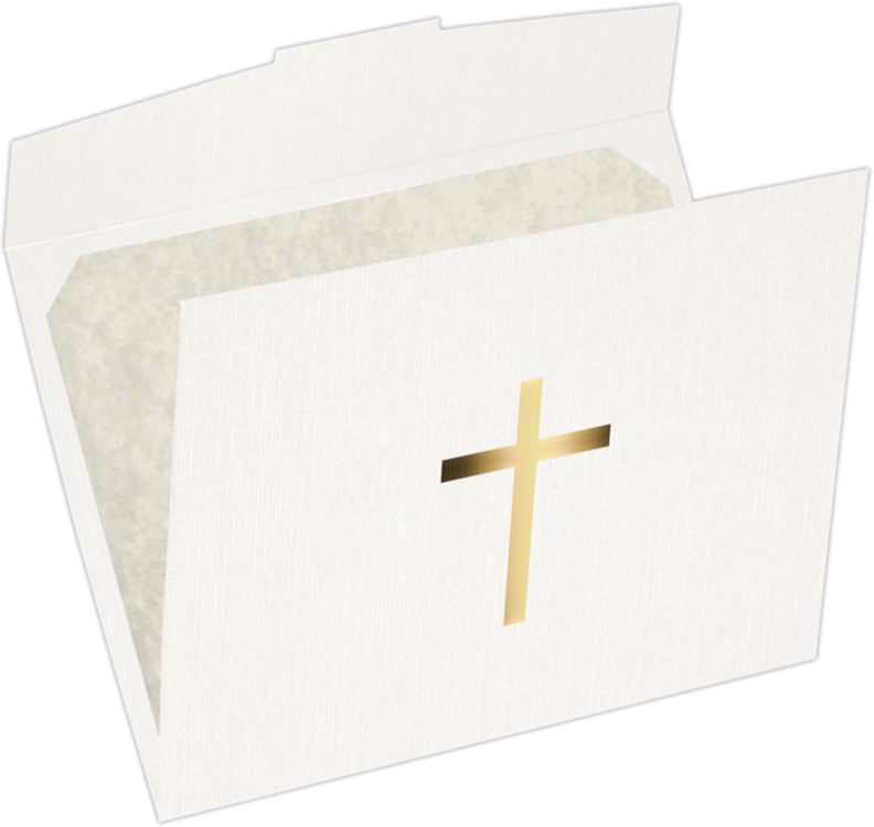 9 1/2 x 12 Certificate Holder White Linen w/ Gold Foil