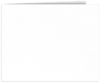 Landscape Certificate Holder w/Short Hinge  Bright White - 100% Recycled